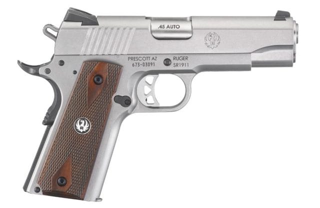 The RUGER SR1911 COMMANDER STYLE 1911 Pistol is great for beginners