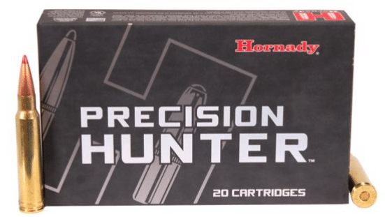 The Hornady Precision Hunter .338 Win Mag provides optimal aerodynamic efficiency