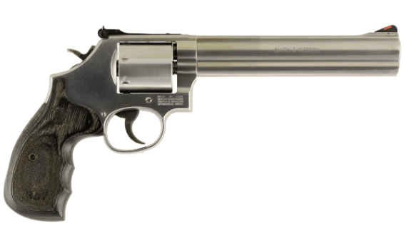 The Smith & Wesson Model 686 comes in a 6-shot and a 7-shot version