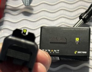 Tyrant Glock Compatible sight installed