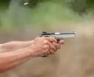 shooting a semi-automatic pistol