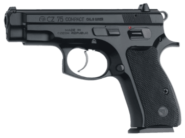 The CZ 75 Compact is only 5 inches tall with a barrel just under 4 inches long