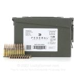 image of Federal American Eagle Stripper Clips in Ammo Can 55 Grain
