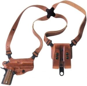 Galco Miami Classic Shoulder System is known for it's supple leather and a favorite of law enforcement and military alike
