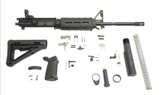 The PSA 16 CARBINE-LENGTH M4 5.56 NATO has all the mil-spec parts you'll need to complete your build save for a lower, a mag and a rear sight