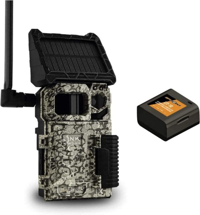 SPYPOINT LINK-MICRO-S-LTE Solar Cellular Trail Camera is solar powered