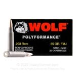 image of Wolf WPA Polyformance Ammo 55 Grain