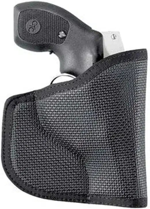 the DeSantis Nemesis S&W J-Frame 38 Special Holster at just 1.6 ounces, this is a lightweight holster.
