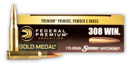Federal Premium Sierra Match King Gold Medal is considered the most accurate match round available