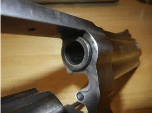 44 magnum revolver forcing cone