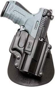 The Fobus Standard Holster Paddle WP22 Walther P22 features space-age plastics and injection molding techniques