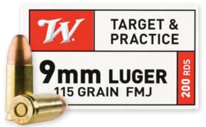 9mm - 115 Grain FMJ - Winchester Range Pack