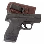 image of The Defender Leather IWB Sig P239 Holster by Relentless Tactical