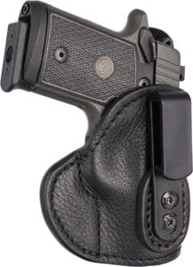 1791 GUNLEATHER Ultra Custom SIG P938 Leather IWB Holster is molded specifically for the Sig P938
