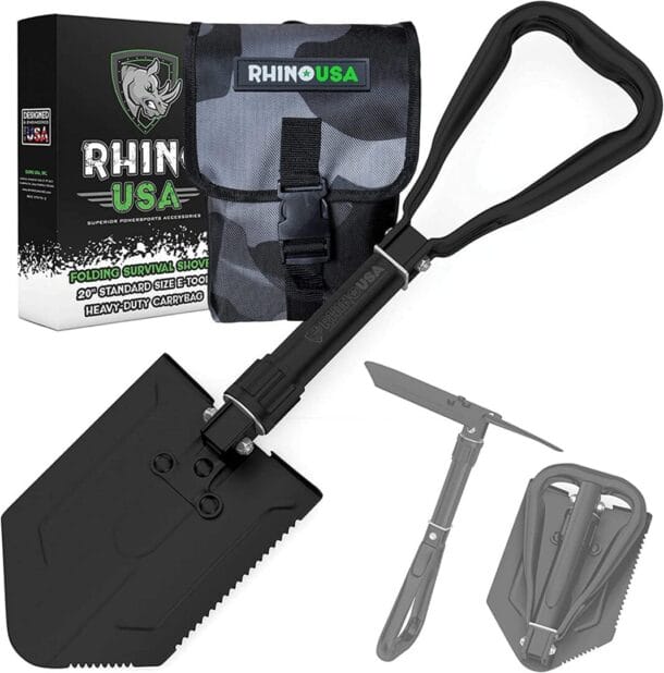 image of RHINO USA Folding Survival Shovel