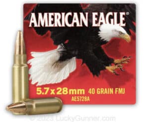 5.7x28mm - 40 Grain FMJ - Federal American Eagle