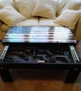 Gun Concealment Furniture - Table