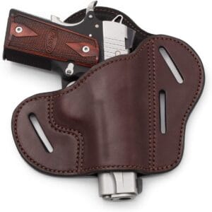 RELENTLESS TACTICAL THE ULTIMATE LEATHER 1911 Cross Draw HOLSTER is made with High quality leather material