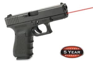 Handgun Guide Rod with Laser
