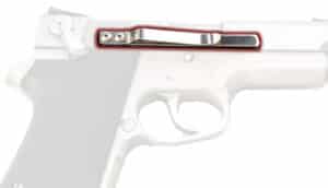 Semi-Permanent Pistol-Mounted Clips