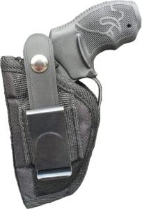 Nylon Belt or Clip on Gun Holster Fits Smith & Wesson 40, 642